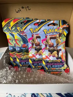 Pokemon Phantasmal Flames Booster Packs set of 4 Sealed English Lot #12 - Image 1