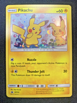 Pikachu SM162 Pokemon Sun & Moon Team Up Promo SM Promos TCG LP - Image 1