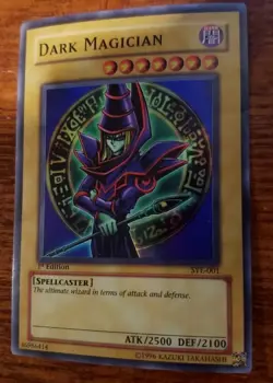 Yu-Gi-Oh! DARK MAGICIAN SYE-001 1st Edition SR English ultra rare 1996 yugioh - Image 1