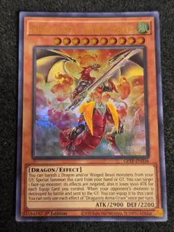 Yugioh! Dragunity Arma Gram - GFTP-EN036 - Ultra Rare - 1st Edition Near Mint, E - Image 1
