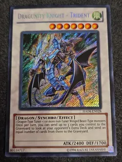 LP Dragunity Knight - Trident Edition Unlimited HA04-EN028 YuGiOh Hidden Arsena - Image 1