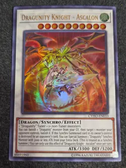 Dragunity Knight - Ascalon Ultra Rare Cybernetic Horizon CYHO-EN033 LP - Image 1