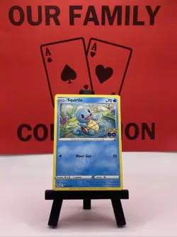 Squirtle 015/078 Pokemon Go Common Regular Pokemon TCG 2022 NM - Image 1