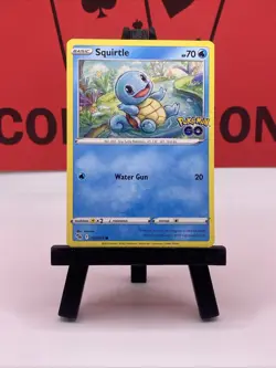 Squirtle 015/078 Pokemon Go Common Regular Pokemon TCG 2022 NM - Image 2