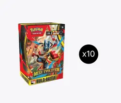 Pokemon TCG Mega Evolutions Build & Battle Display Case (10 Boxes) - Image 1