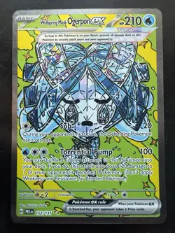 Pokemon Wellspring Mask Ogerpon EX Prismatic Evolutions Holo 152/131 (NM) - Image 1