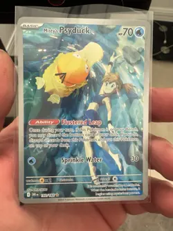 Pokemon TCG Misty’s Psyduck 193/182 Illustration Rare 2025 Destined Rivals NM - Image 1