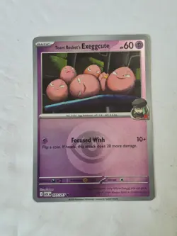 Team Rocket's Exeggcute Energy Symbol 077/217 ASC Heroes Pokemon Reverse Holo NM - Image 1