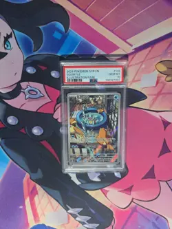 Pokemon Stellar Crown Squirtle 148/142 Illustration Rare Holo PSA 10 GEM MINT - Image 1