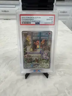 2023 Pokemon SVP EN Charmander Obsidian Flames ETB #044 PSA 10 GEM MINT - Image 1