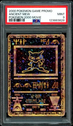 2000 POKEMON GAME MOVIE POKEMON 2000 MOVIE ANCIENT MEW PSA 9 - Image 1