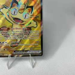 Pokemon TCG Meowth EX 107/088 Ultra Rare Full Art Holo - Image 3