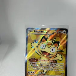 Pokemon TCG Meowth EX 107/088 Ultra Rare Full Art Holo - Image 5