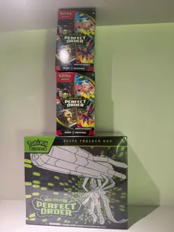Pokemon TCG! 1 Perfect order ETB, 2 Perfect Order Booster Bundle. SEALED! - Image 1