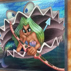 Yu-Gi-Oh! ULTRA RARE CARD TOON MERMAID MRL-072 1996 VINTAGE - Image 3