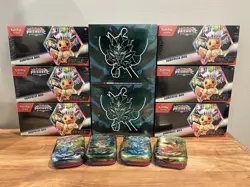 SEALED POKEMON LOT - 6x Surprise Boxes, 2x Twilight Masq ETBs, 4x Pris Mini Tins - Image 1