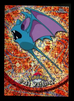 SPARKLE Zubat #41 Topps Chrome 2000 Series 1 T.V Holo Pokemon Card TCG - Image 1