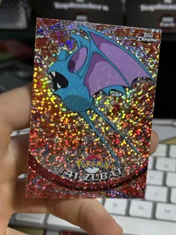 SPARKLE Zubat #41 Topps Chrome 2000 Series 1 T.V Holo Pokemon Card TCG - Image 4