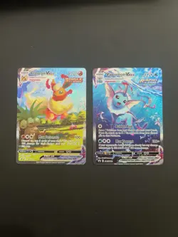 Pokemon Card Collection Full Arts VMAX Promo Flareon Vaporeon Swsh180 Swsh182 - Image 2