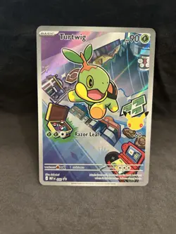 Pokemon MEP Holo Promo Card Lot Turtwig Chimchar Piplup 2026 - 3 Cards - Image 2