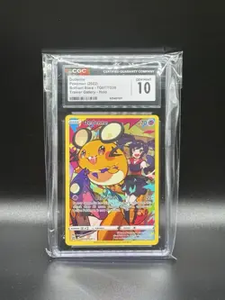Pokemon TCG Dedenne Brilliant Stars Holo Card TG07/TG30 CGC GM10 - Image 1