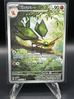 Vibrava 206/191 Sv08: Surging Sparks Holo Pokemon Tcg Cards Rare English - Image 1