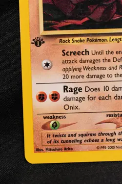 Onix 1st Edition 69/111 LP Neo Genesis Regular Common Pokemon TCG Card - Image 5