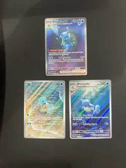 Pokemon Card Collection Lot Full Arts Blastoise Ex 151 SIR LOT Squirtle More - Image 2