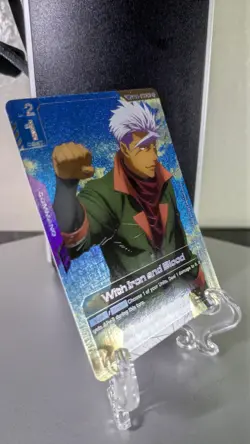 With Iron and Blood Alternate Art Foil - ST05-013 SP C+ - Gundam TCG Card Game - Image 4