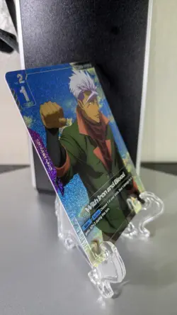 With Iron and Blood Alternate Art Foil - ST05-013 SP C+ - Gundam TCG Card Game - Image 5