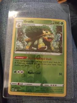 Grotle 007/172 - Brilliant Stars - Reverse Holo - Uncommon - Pokemon Card - LP - Image 3