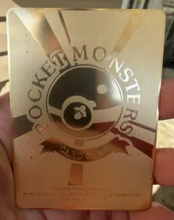 1999 Pokemon Card Base Set Gold Metal Charizard 1st Edition + 2 More Items L@@k - Image 3