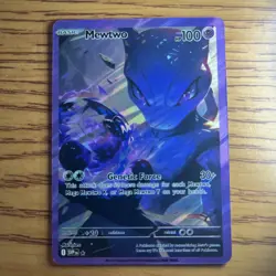 Mewtwo FAN ART Custom Holo Full Art Pokemon Card - Image 1