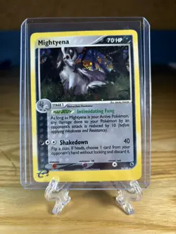 Mightyena 10/109 EX Ruby Sapphire 2003 Holo Rare Pokemon Card TCG - Image 1