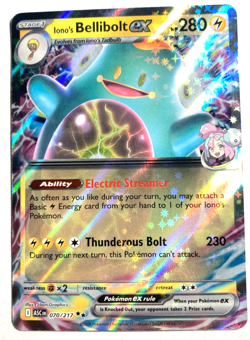Pokemon Bellibolt ex DBL Rare + FREE extra Rare card! - Image 1