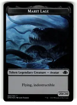 Insect // Marit Lage 10 // 4 Dominaria Remastered Magic: The Gathering Foil NM - Image 1