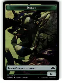 Insect // Marit Lage 10 // 4 Dominaria Remastered Magic: The Gathering Foil NM - Image 2