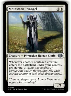 Metastatic Evangel 35 Uncommon Modern Horizons 3 Magic: The Gathering Near Mint - Image 1