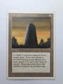 MTG Basalt Monolith (3ED) Revised Edition Regular Uncommon - Image 1