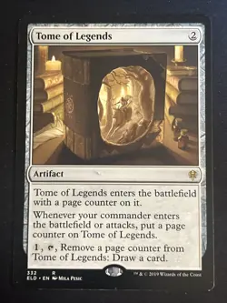 1x Tome of Legends (332) Throne of Eldraine LP MTG Magic the Gathering x1 MKE - Image 1
