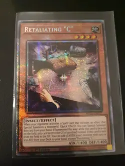 Retaliating "C" - Starlight Rare - 2025 Mega-Pack - MP25-EN027 Yugioh! TCG NM - Image 1
