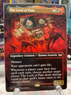 The Lord of Pain (Borderless) Commander: Duskmourn: House of Horror Regular NM - Image 1
