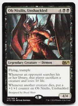 Ob Nixilis, Unshackled 110 Promo Pack: Zendikar Rising Magic: The Gathering LP - Image 1