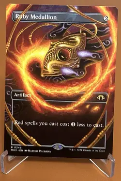 Ruby Medallion (Borderless) Modern Horizons 3 Regular - Image 1