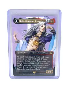 Kuja, Genome Sorcerer (Borderless) #399 (NM) Final Fantasy FIN Magic MTG - Image 1