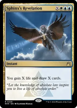 Sphinx's Revelation (FOIL) - Ravnica Remastered (RVR) NM Magic: The Gathering - Image 1