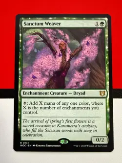 Magic the Gathering: Sanctum Weaver R 0131 WOC NM - Image 1