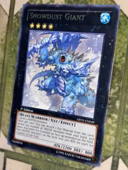 YuGiOh SNOWDUST GIANT Rare ABYR-EN049 - Image 1