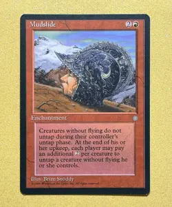 MTG - Magic the Gathering - Mudslide - Ice Age - NM 1995 - Image 1