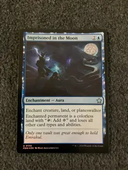 Magic The Gathering MTG - Imprisoned in the Moon Foil - FDN - Image 1